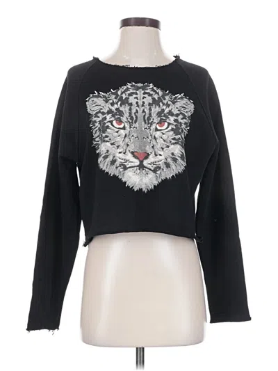 Pre-owned Please Pullover Sweater In Black