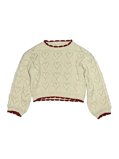 Pre-owned Please Kids' Pullover Sweater In Ivory