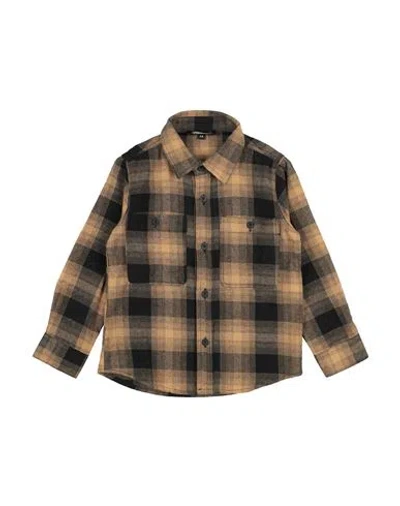Please Babies'  Toddler Boy Shirt Sand Size 4 Cotton, Polyester In Brown