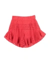 PLEASE PLEASE TODDLER GIRL SHORTS & BERMUDA SHORTS RED SIZE 6 COTTON