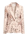 Please Woman Blazer Beige Size S Polyester, Elastane In Neutral
