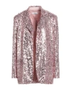 Please Woman Blazer Pink Size M Polyester, Elastane