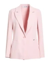Please Woman Blazer Pink Size M Polyester, Elastane