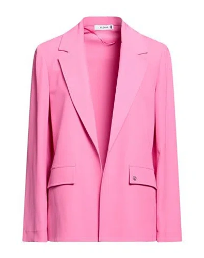 Please Woman Blazer Pink Size S Polyester, Elastane