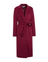 Please Woman Coat Burgundy Size L Polyester, Viscose