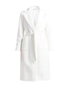 Please Woman Coat White Size M Polyester, Viscose
