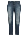 Please Woman Jeans Blue Size S Cotton, Polyester, Lyocell, Elastane In Blue