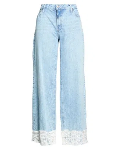 Please Woman Jeans Blue Size M Cotton