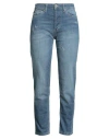 Please Woman Jeans Blue Size L Cotton, Elastane