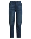 Please Woman Jeans Blue Size M Cotton, Elastane In Blue