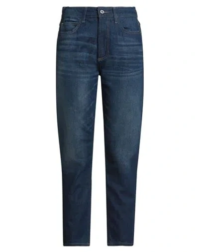 Please Woman Jeans Blue Size M Cotton, Elastane