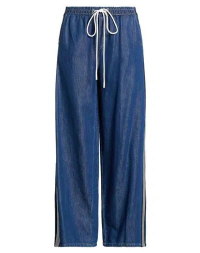 Please Woman Jeans Blue Size S Cotton, Lyocell