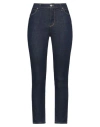 Please Woman Jeans Blue Size S Cotton, Polyester, Lyocell, Elastane In Blue