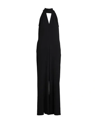 Please Woman Jumpsuit Black Size Xs Polyester, Elastane