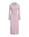 Please Woman Midi Dress Light Pink Size S Polyester, Elastane