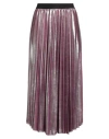 Please Woman Midi Skirt Mauve Size S Polyester, Elastane In Pink