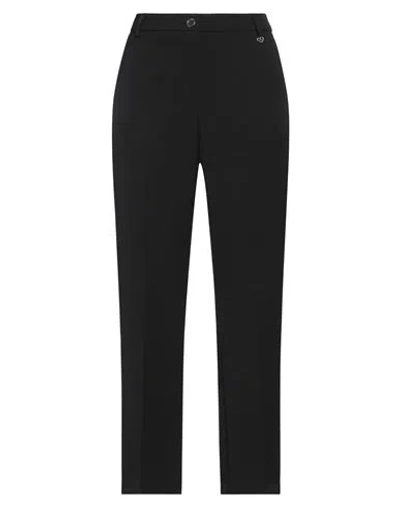 PLEASE PLEASE WOMAN PANTS BLACK SIZE L POLYESTER, ELASTANE