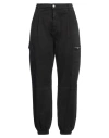 Please Woman Pants Black Size M Cotton, Elastane