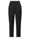 Please Woman Pants Black Size M Polyester, Viscose, Elastane