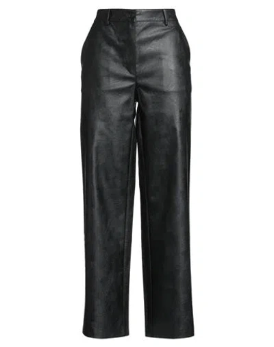 Please Woman Pants Black Size S Polyurethane, Viscose, Polyester