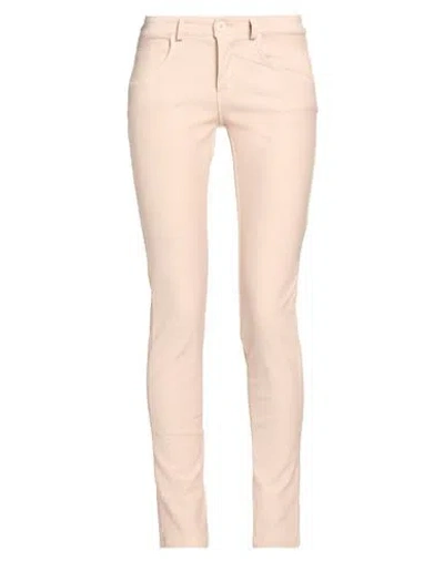 Please Woman Pants Blush Size S Cotton, Elastane In Pink