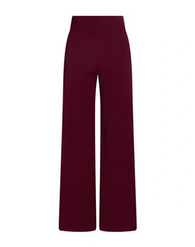 Please Woman Pants Burgundy Size Xxs Polyester In Red