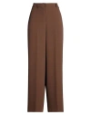 Please Woman Pants Chocolate Brown Size L Polyester, Elastane