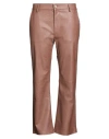 Please Woman Pants Chocolate Brown Size S Polyurethane, Viscose In Brown