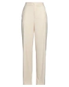 Please Woman Pants Cream Size Xs Polyester, Viscose, Elastane In White