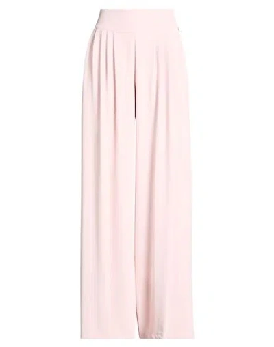 Please Woman Pants Light Pink Size M Polyester, Elastane