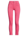 Please Woman Pants Magenta Size Xs Cotton, Polyester, Elastane In Pink