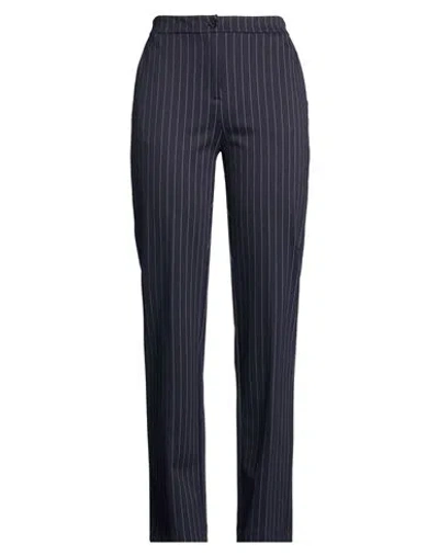 Please Woman Pants Midnight Blue Size S Viscose, Polyamide, Polyester, Elastane