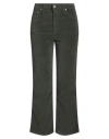 Please Woman Pants Military Green Size Xl Cotton, Elastane In Green