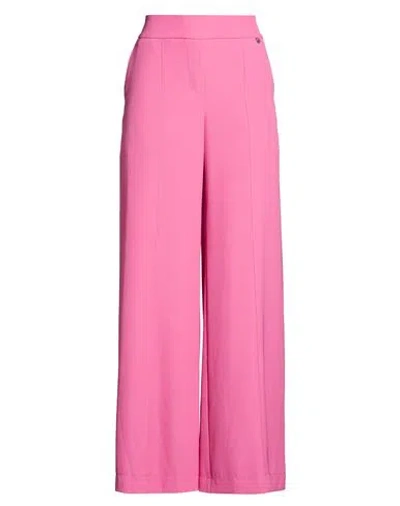 Please Woman Pants Pink Size S Polyester, Elastane In Multi