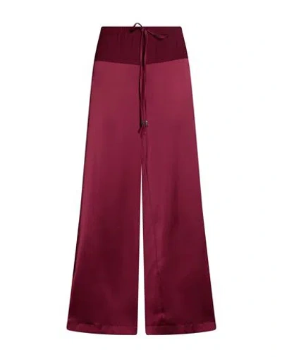 Please Woman Pants Plum Size S Polyester In Purple