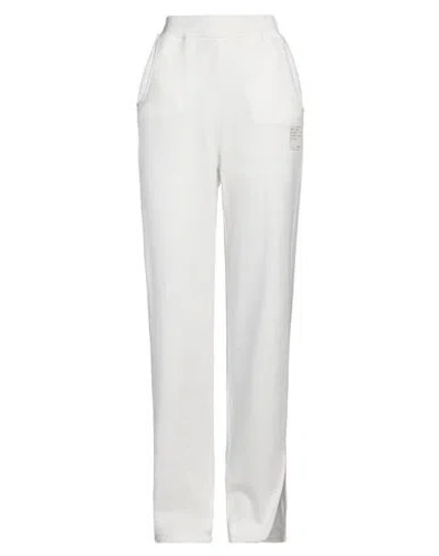 Please Woman Pants White Size M Cotton