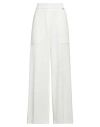 Please Woman Pants White Size M Cotton In White