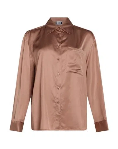 Please Woman Shirt Antique Rose Size S Viscose