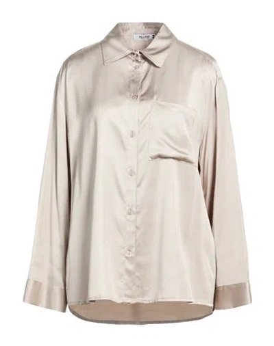 Please Woman Shirt Light Grey Size Xs Viscose