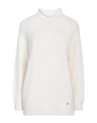 Please Woman Sweater Ivory Size Onesize Viscose, Polyester, Polyamide In White