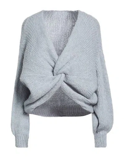 Please Woman Sweater Sky Blue Size Onesize Polyacrylic, Polyamide, Wool, Viscose