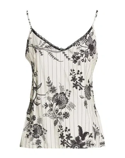 Please Woman Top Light Grey Size S Viscose, Polyamide