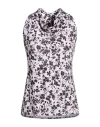 Please Woman Top Lilac Size S Polyester, Elastane In Multi
