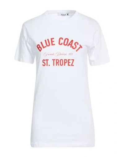 Please Woman T-shirt White Size S Cotton