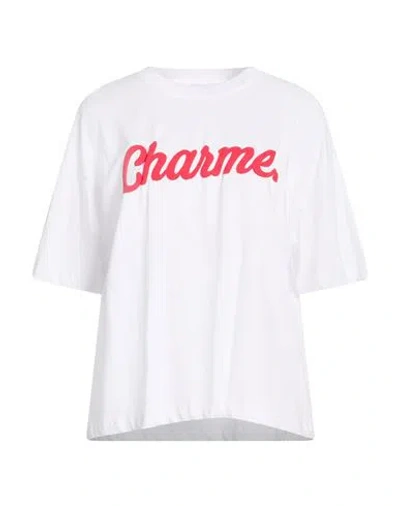 Please Woman T-shirt White Size S Cotton
