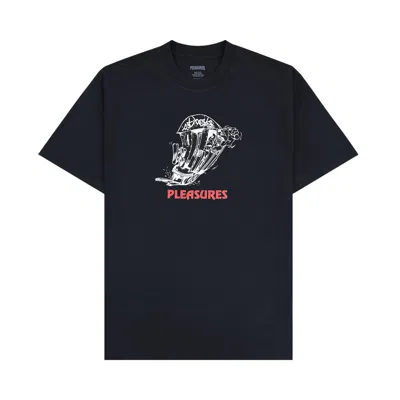 Pre-owned Pleasures 9th Street T-shirt 'black'