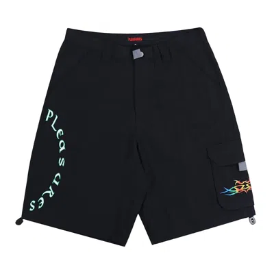 Pre-owned Pleasures Adventure Cargo Shorts 'black'