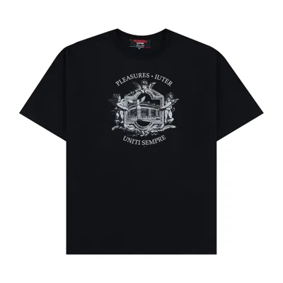 Pre-owned Pleasures Alberto T-shirt 'black'