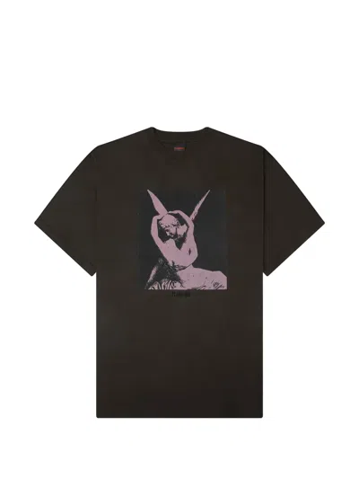 Pleasures Angel Graphic T-shirt In Brown