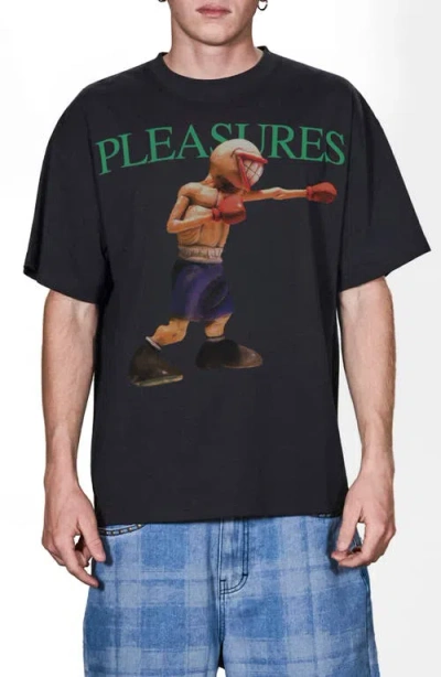 Pleasures Animals Graphic T-shirt In Black